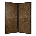 1″ x 63″ x 84″ Multi Color Wood  Screen