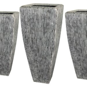 1 x 21 x 17 Rocky Round  Tall Planter