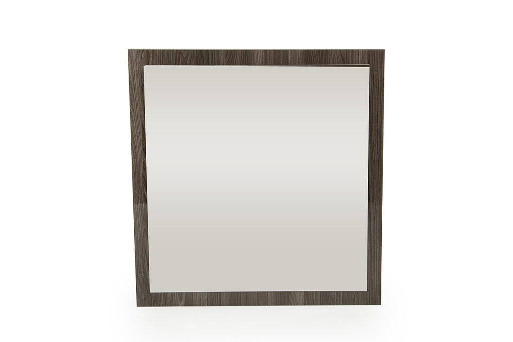 41′ Grey MDF  Glass  and Veneer Mirror