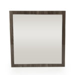 41′ Grey MDF  Glass  and Veneer Mirror