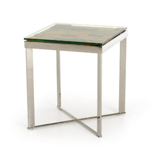 Brown and White Greek Key Wooden Storage Bench with Handles