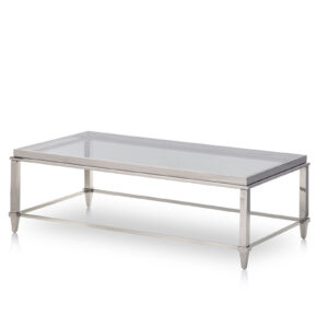 16' X 18' X 20' White Marble Wood 2Pc Pk End Table