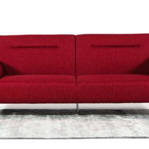 124" Classy Brown Leather Sofa Set