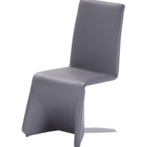 26" White Faux Leather and Stainless Steel Swivel Counter Stool