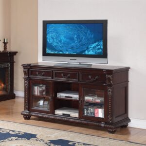 59' X 16' X 19' White And Gray Mdf Tv Stand