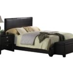 82′ X 57′ X 47′ Full Black Pu Panel Bed
