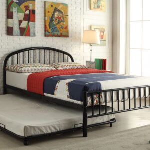 78' X 56' X 67' Twin Over Full Black Bunk Bed