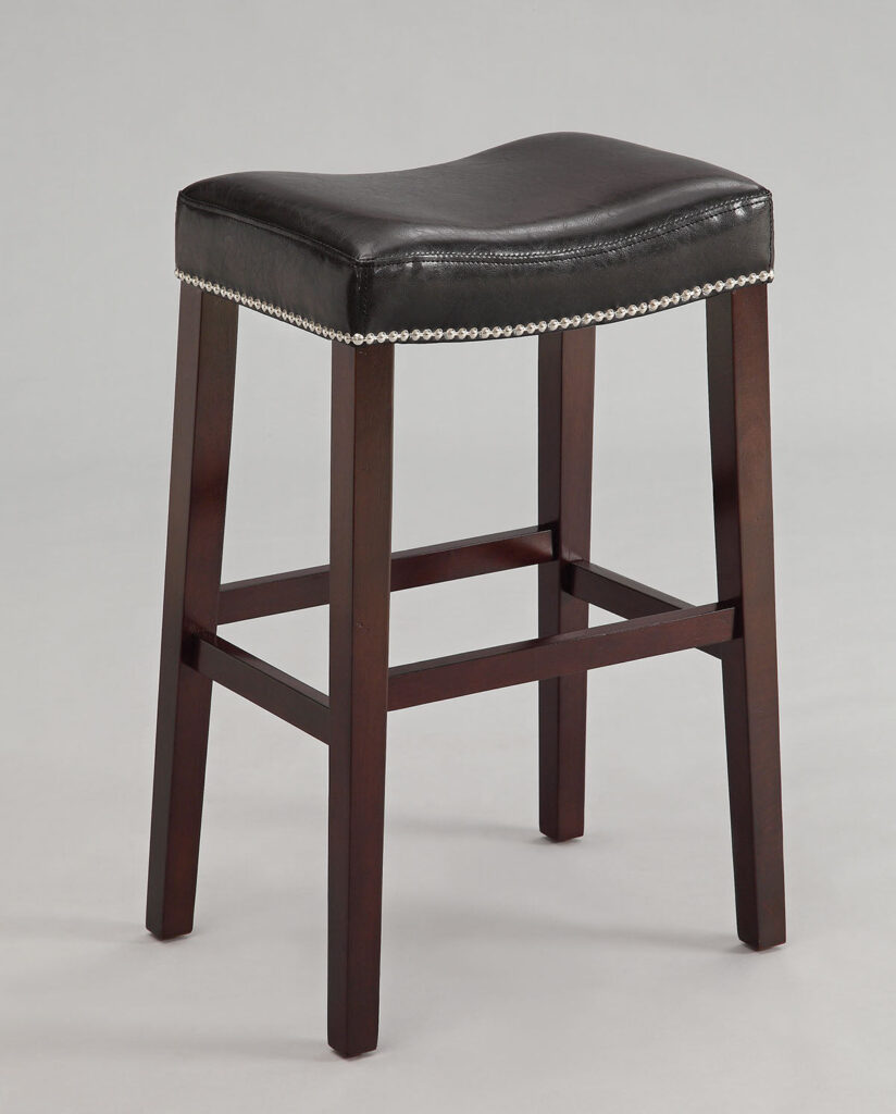 20′ X 15′ X 30′ 2pc Black And Espresso Bar Stool