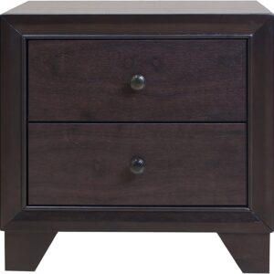 18" Superb Black High Gloss Nightstand