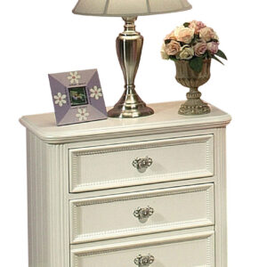 18" Superb Black High Gloss Nightstand