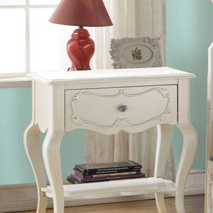Black Wash Bookcase With One Drawer