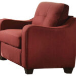34′ X 31′ X 35′ Red Linen Chair