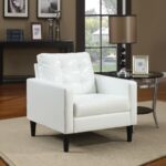 30′ X 30′ X 33′ White Accent Chair