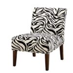 30′ X 22′ X 33′ Fabric And Espresso Accent Chair