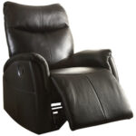 30″ X 36″ X 41″ Black Leather-Aire Motion Recliner