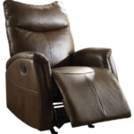 30′ X 36′ X 41′ Brown Leather-Aire Motion Recliner