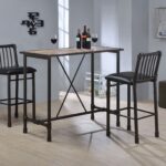 22′ X 18′ X 42′ 2pc Black And Black Bar Chair