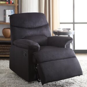 44" Brown Comfortable Leather Recliner Chair
