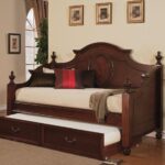 77′ X 41′ X 12′ Twin  Cherry Pine Wood Trundle