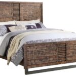 87′ X 64′ X 56′ Reclaimed Oak Queen Bed