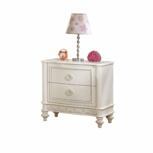 24' X 17' X 26' Gray Pine Wood Nightstand