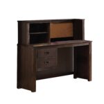 50′ X 20′ X 30′ Antique Charcoal Brown Pine Wood Desk
