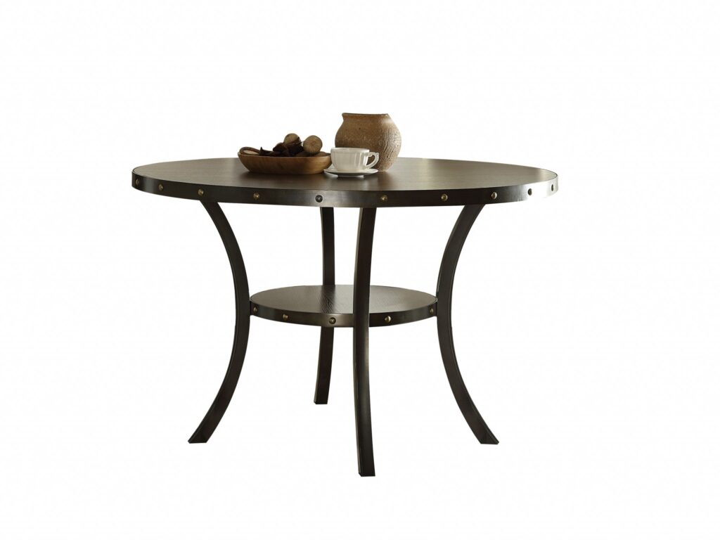 48′ Oak Round Dining Table