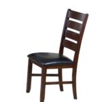 23′ X 20′ X 40′ 2pc Black And Espresso Side Chair