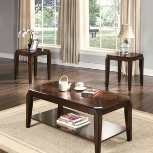 Set of 3 Modern Rustic Nesting Tables