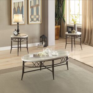 1' X 1' X 48' 3Pc Pack Coffee And End Table Set