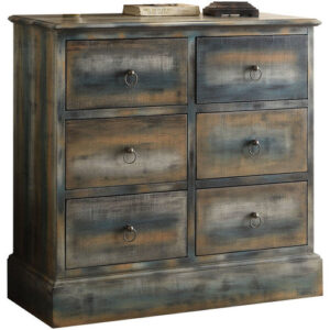 32.3' X 32.3' X 15.75' Weathered Gray Oak Coffee Table