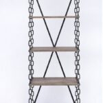 26′ X 15′ X 75′ Rustic Oak And Antique Black Short Side Pier