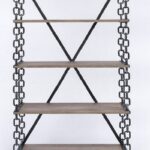 40′ X 18′ X 72′ Rustic Oak And Antique Black Long Side Pier