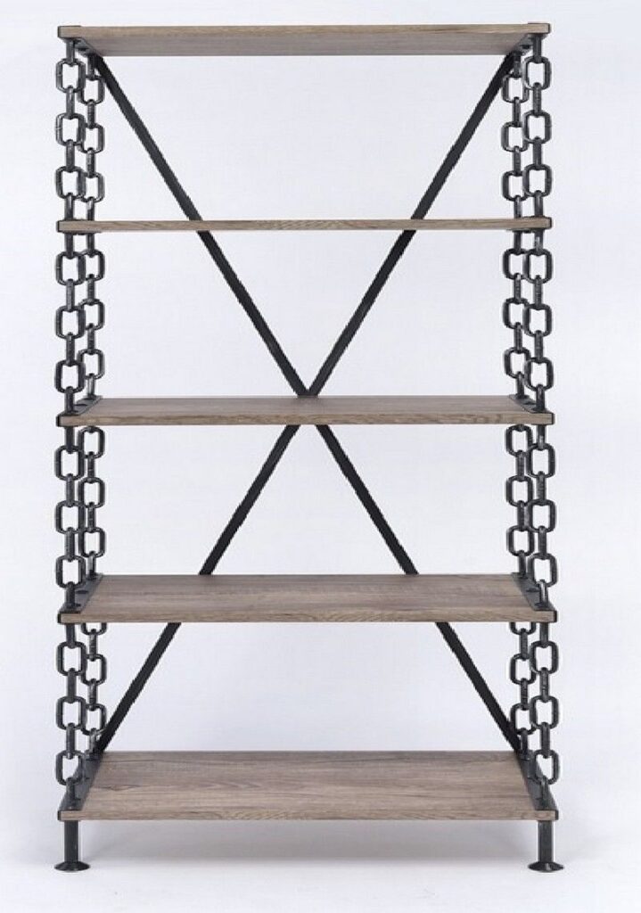 40′ X 18′ X 72′ Rustic Oak And Antique Black Long Side Pier