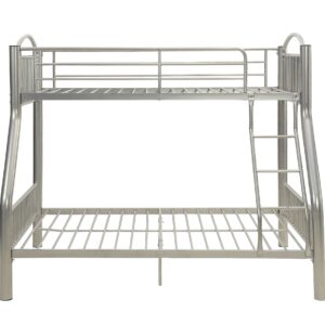 78' X 41' X 60' Twin Over Twin Silver Metal Tube Bunk Bed