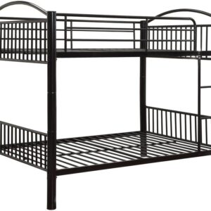 78' X 41' X 60' Twin Over Twin Silver Metal Tube Bunk Bed
