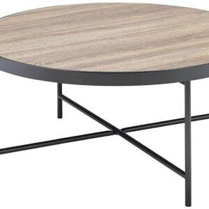32.3' X 32.3' X 15.75' Weathered Gray Oak Coffee Table