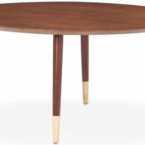 35' X 35' X 16' Natural And Black Particle Board Coffee Table