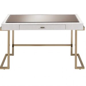 36' X 72' X 31' Cherry Oak Wood Poly Resin Executive Desk