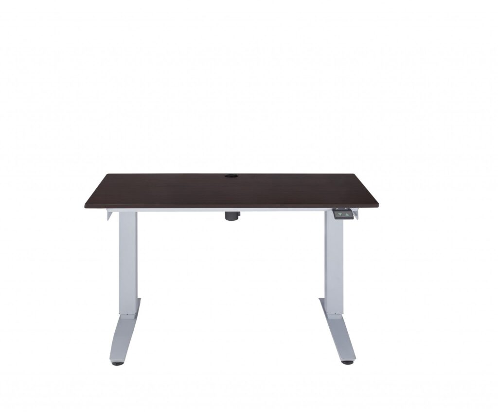 47.24′ X 25.98′ X 29-48′ Espresso Paper Veneer Power Lift Desk