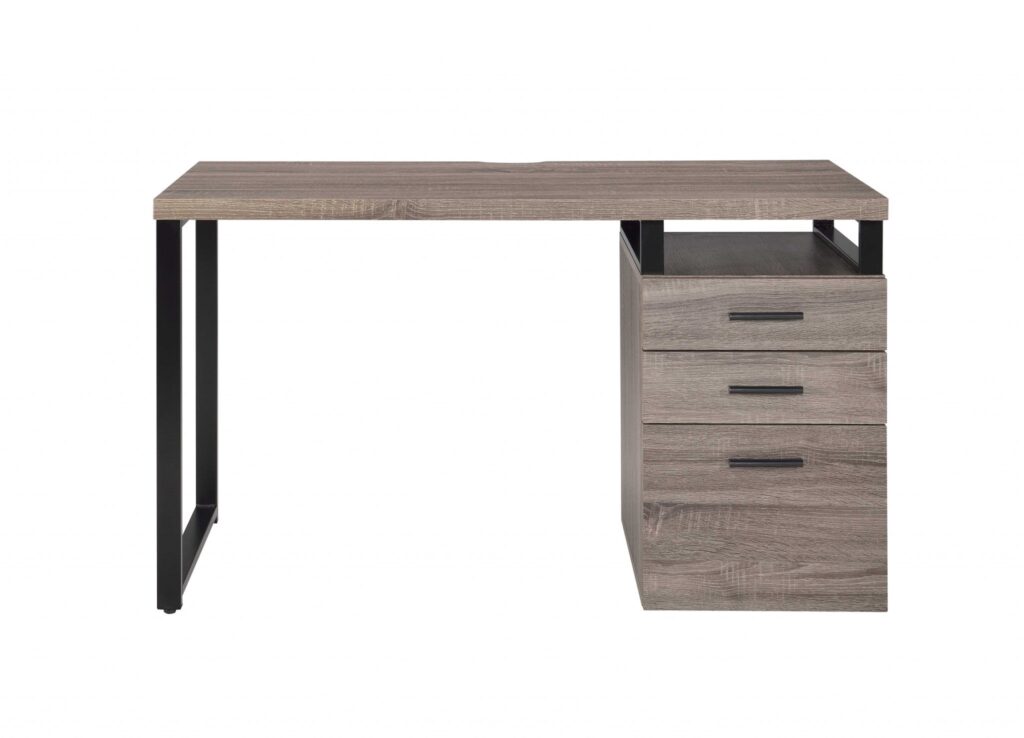 47′ X 22′ X 28′ Gray Oak Pvc Desk