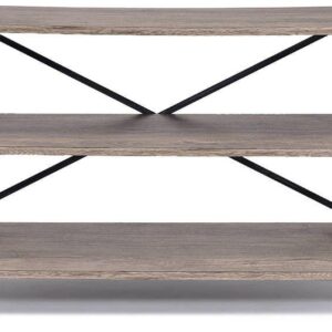 23.75" Particle Board Laminate and MDF TV Stand with Storage