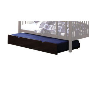 73' X 89' X 76' PU Vintage Oak Wood Upholstery Queen Bed