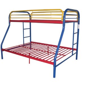 78' X 41' X 60' Twin Over Twin Silver Metal Tube Bunk Bed