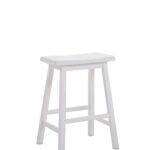 24′ White Counter Height Stool (Set of 2)