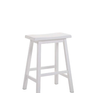 24 X 18 X 18 Yellow Country Cottage Style Wooden Stool
