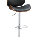 20′ X 20′ X 36′ Black And Walnut Adjustable Stool