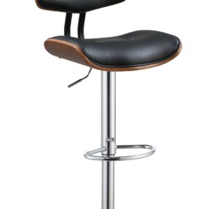 20' X 15' X 30' 2pc Black And Espresso Bar Stool