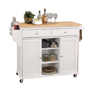 55 X 27 X 42 Teak Wood & Stainless Steel Bar Table