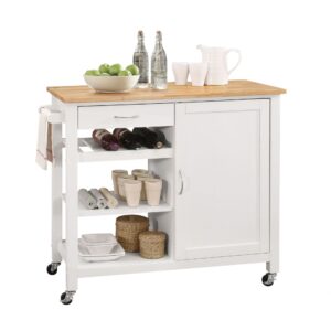 25' X 17' X 34' Stainless Steel And Gray Kitchen Cart